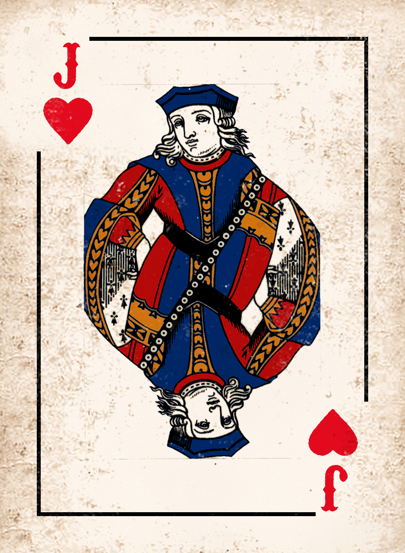 Jack of Hearts card design