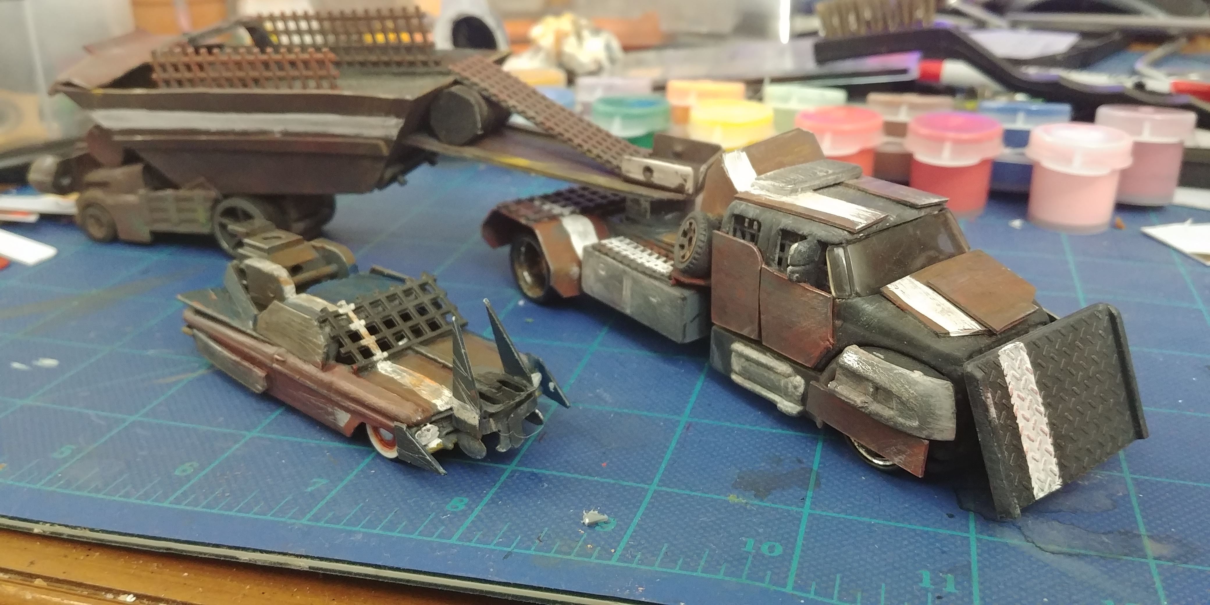 Gaslands kitbashed car
