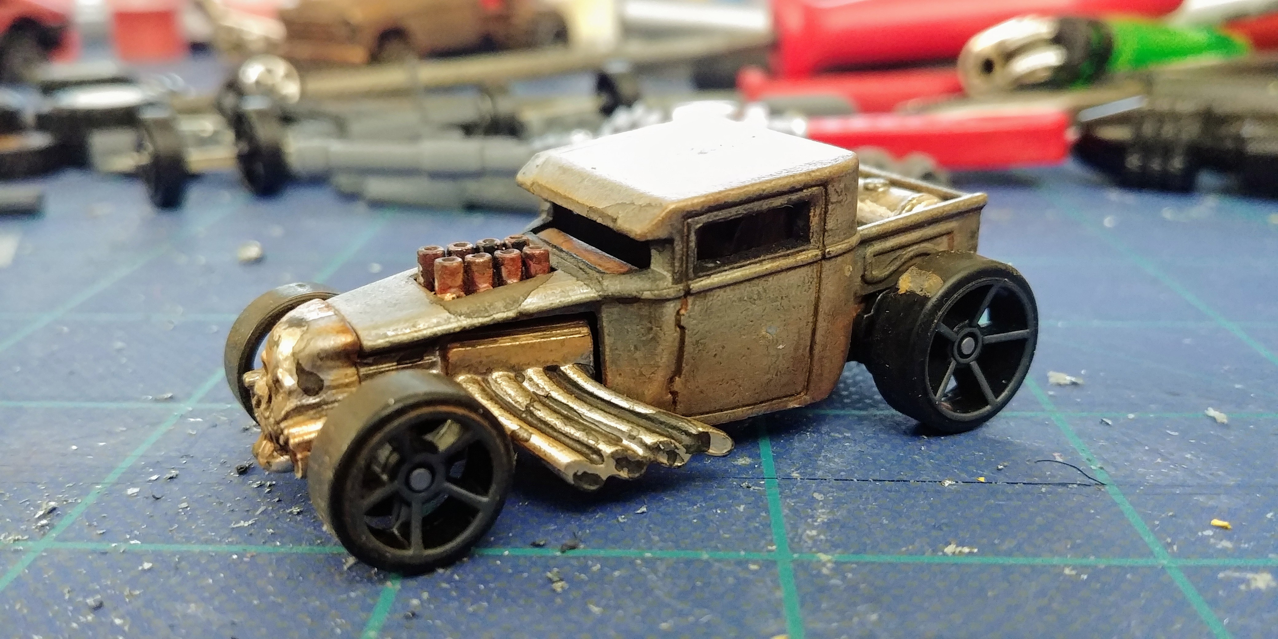 Gaslands kitbashed car
