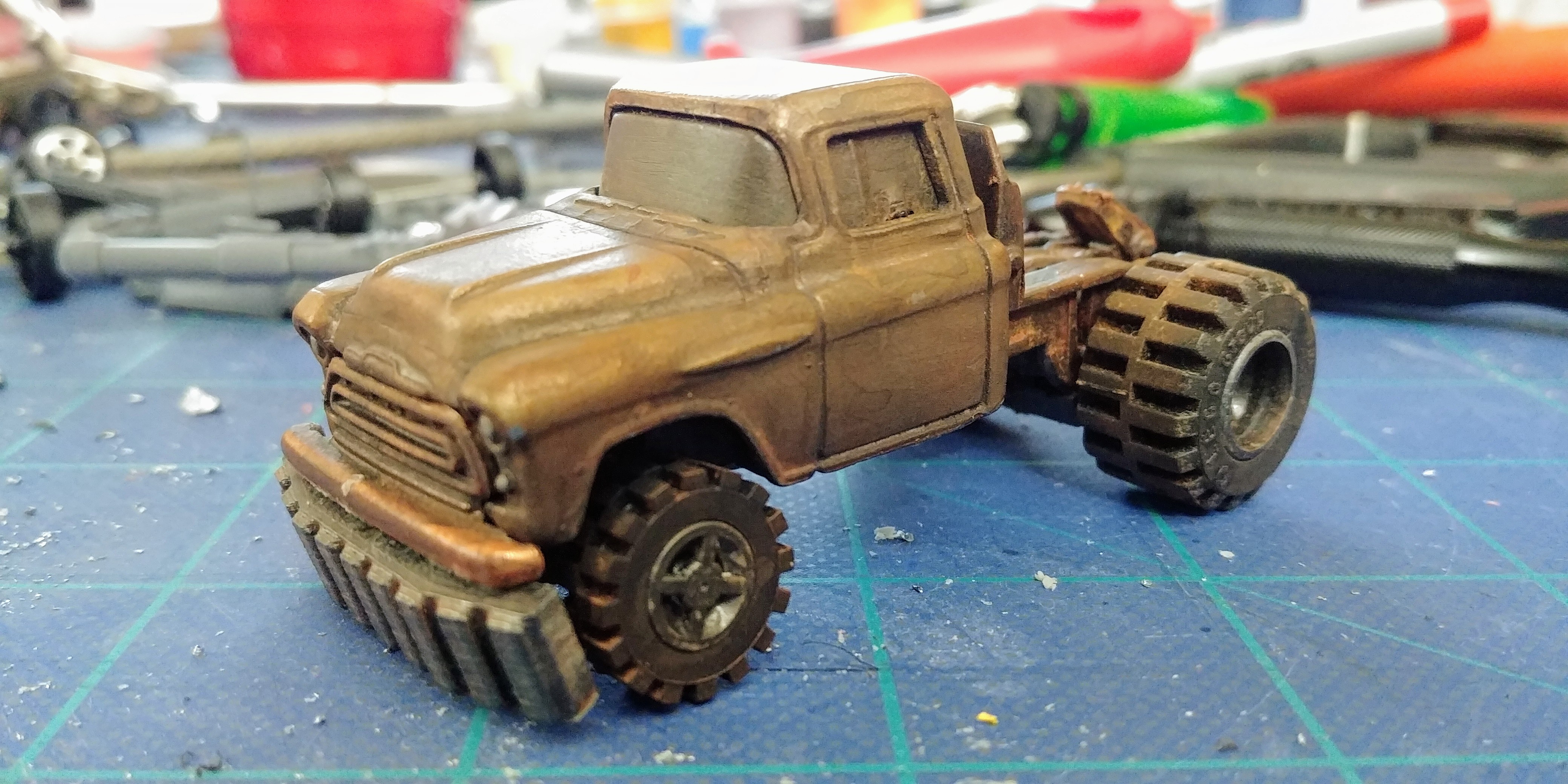 Gaslands kitbashed car