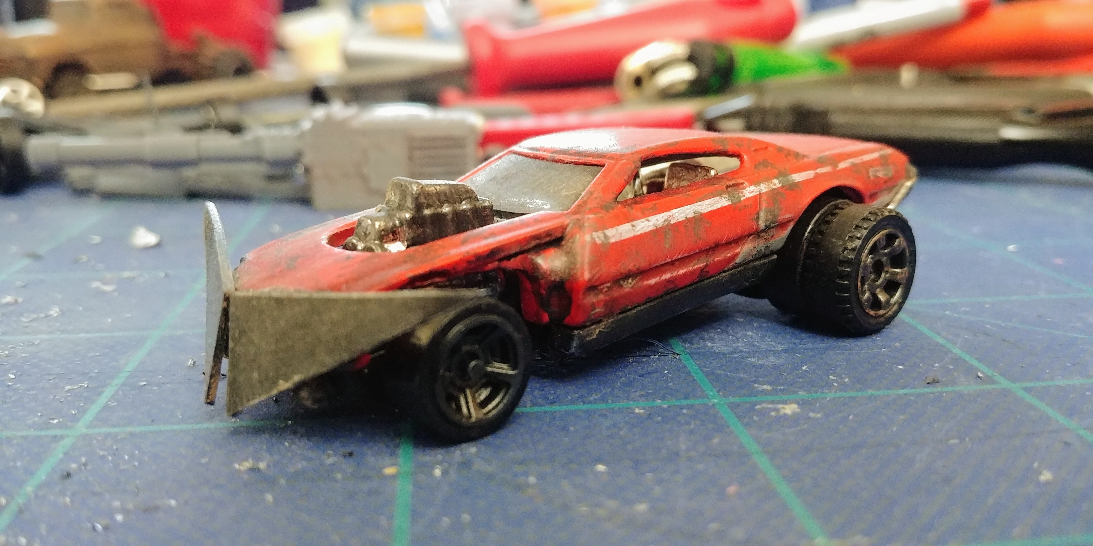 Gaslands kitbashed car