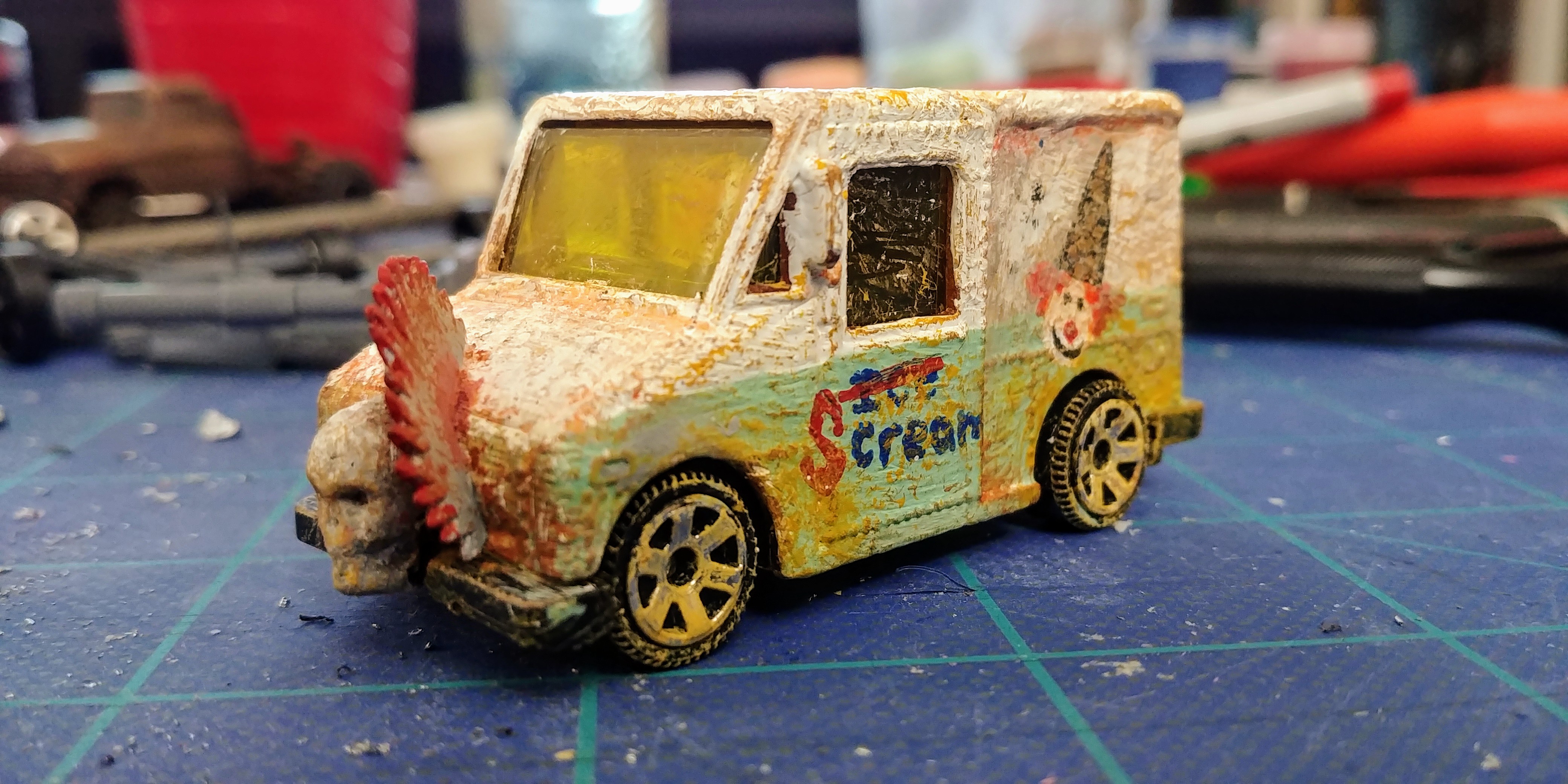 Gaslands kitbashed car
