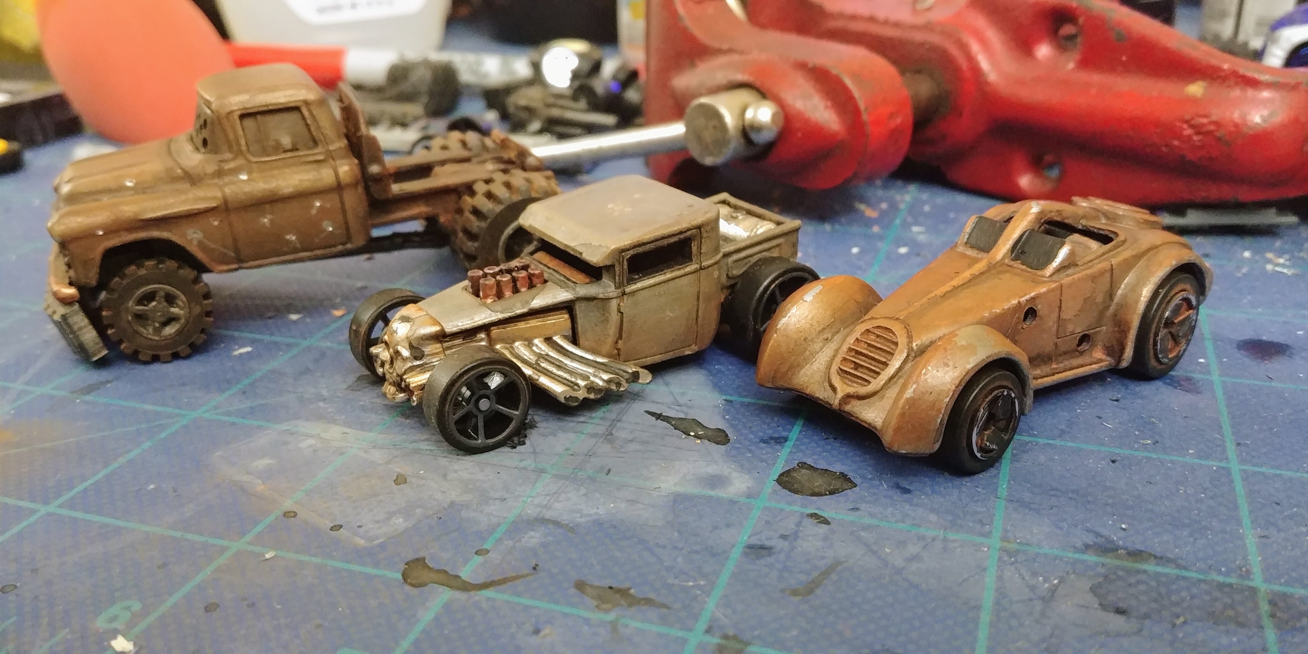Gaslands kitbashed car