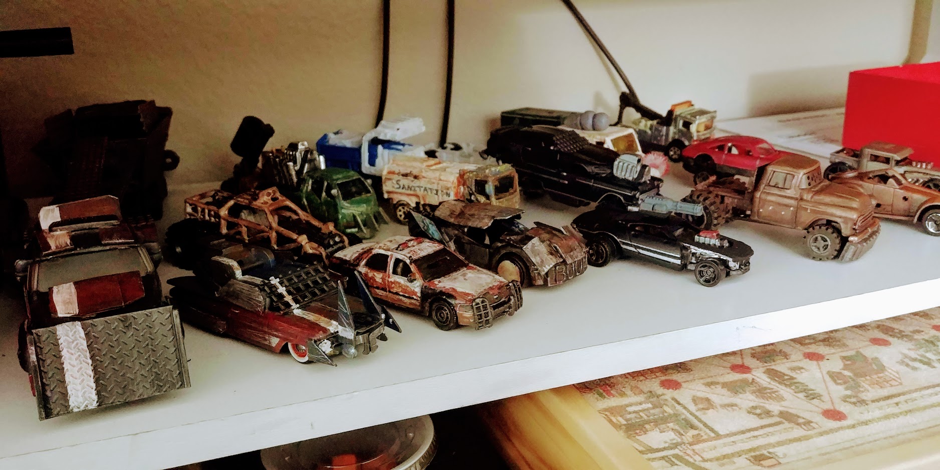 Gaslands kitbashed car