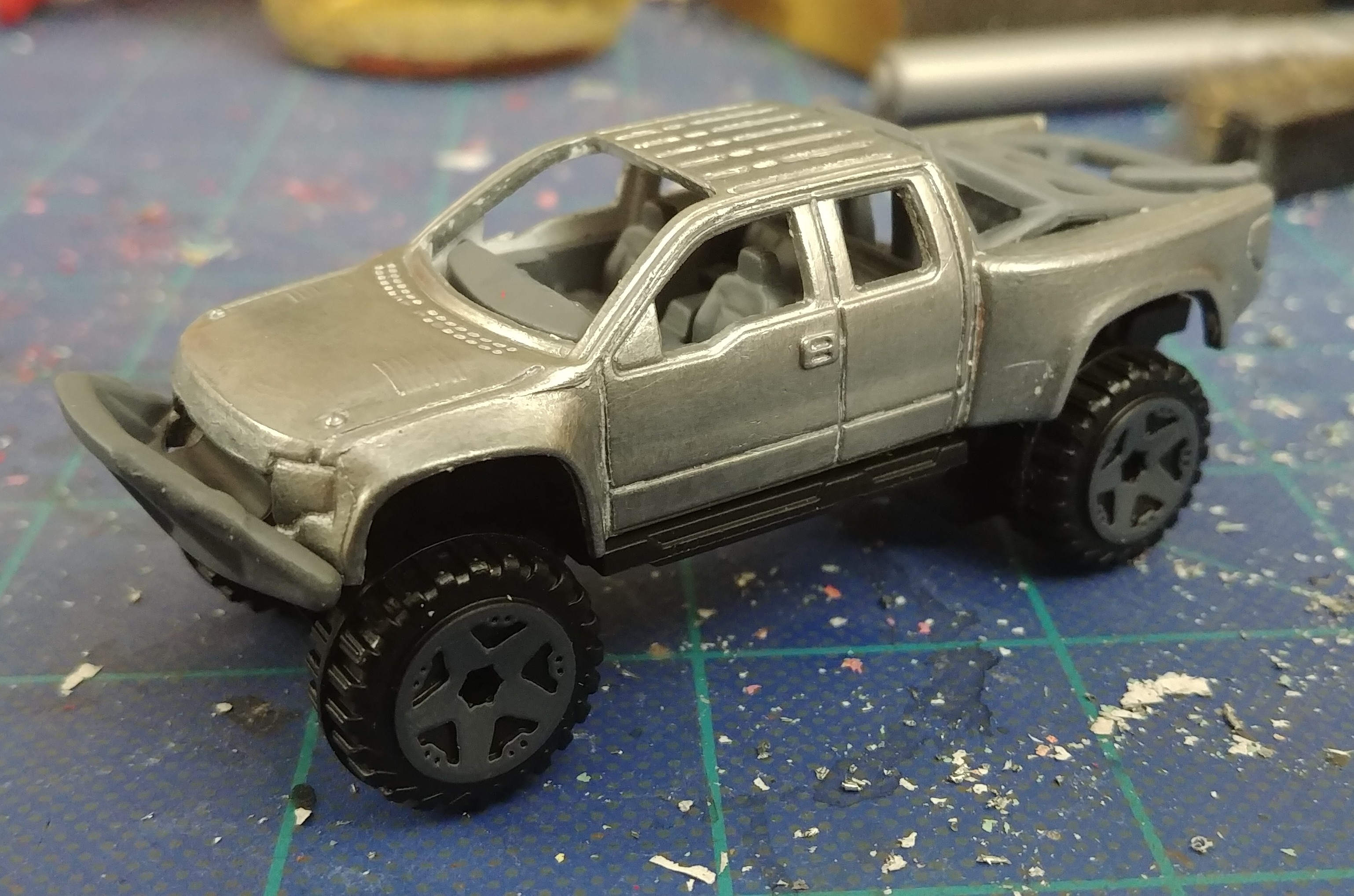 Gaslands kitbashed car