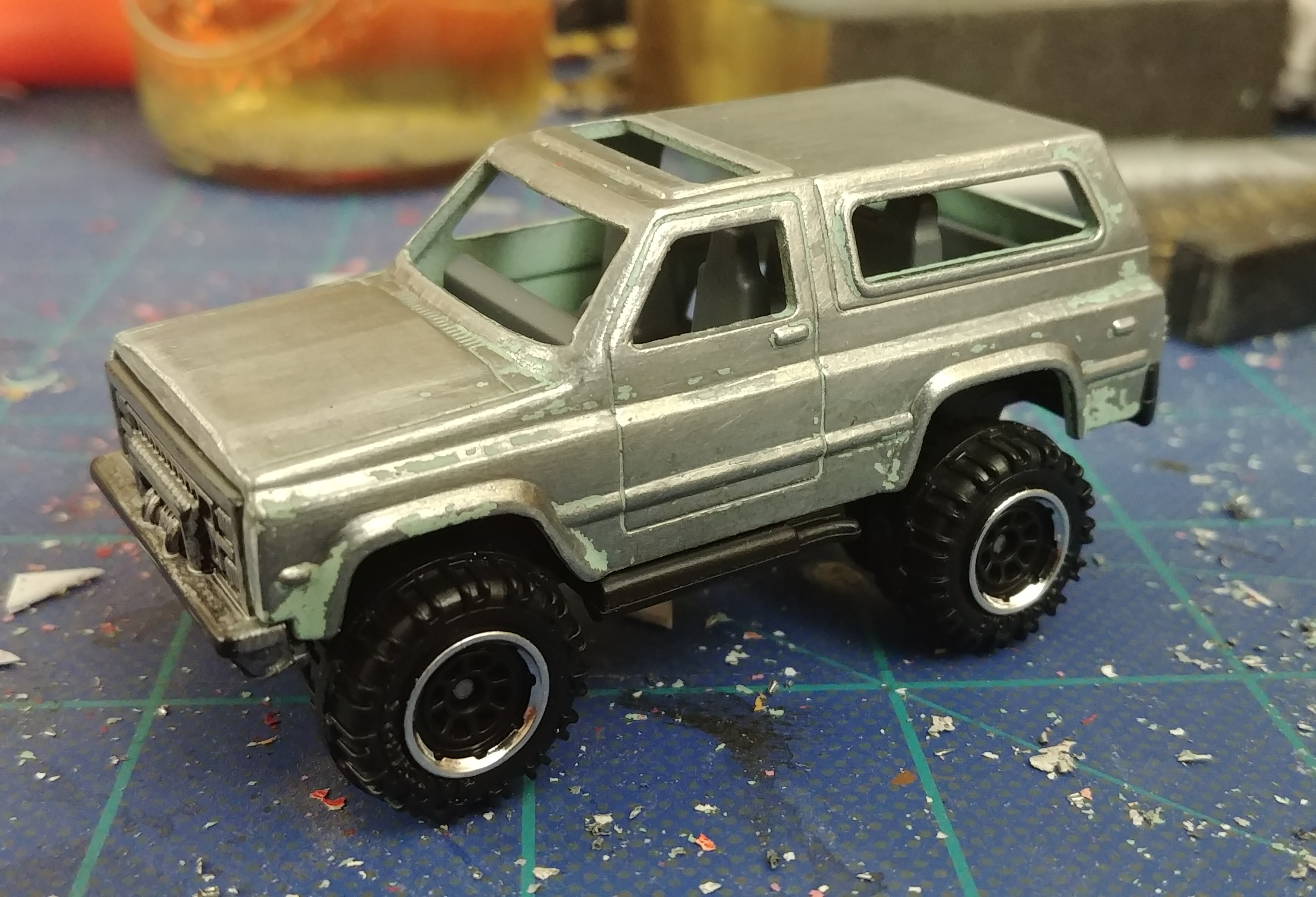 Gaslands kitbashed car
