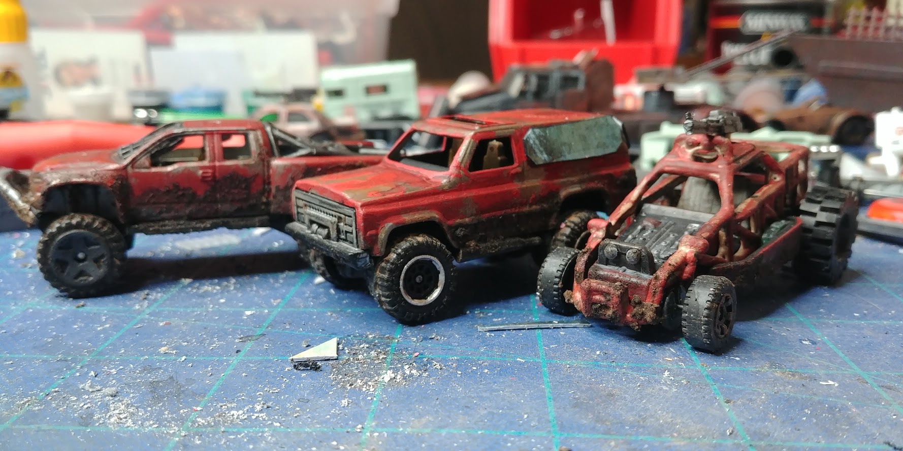 Gaslands kitbashed car