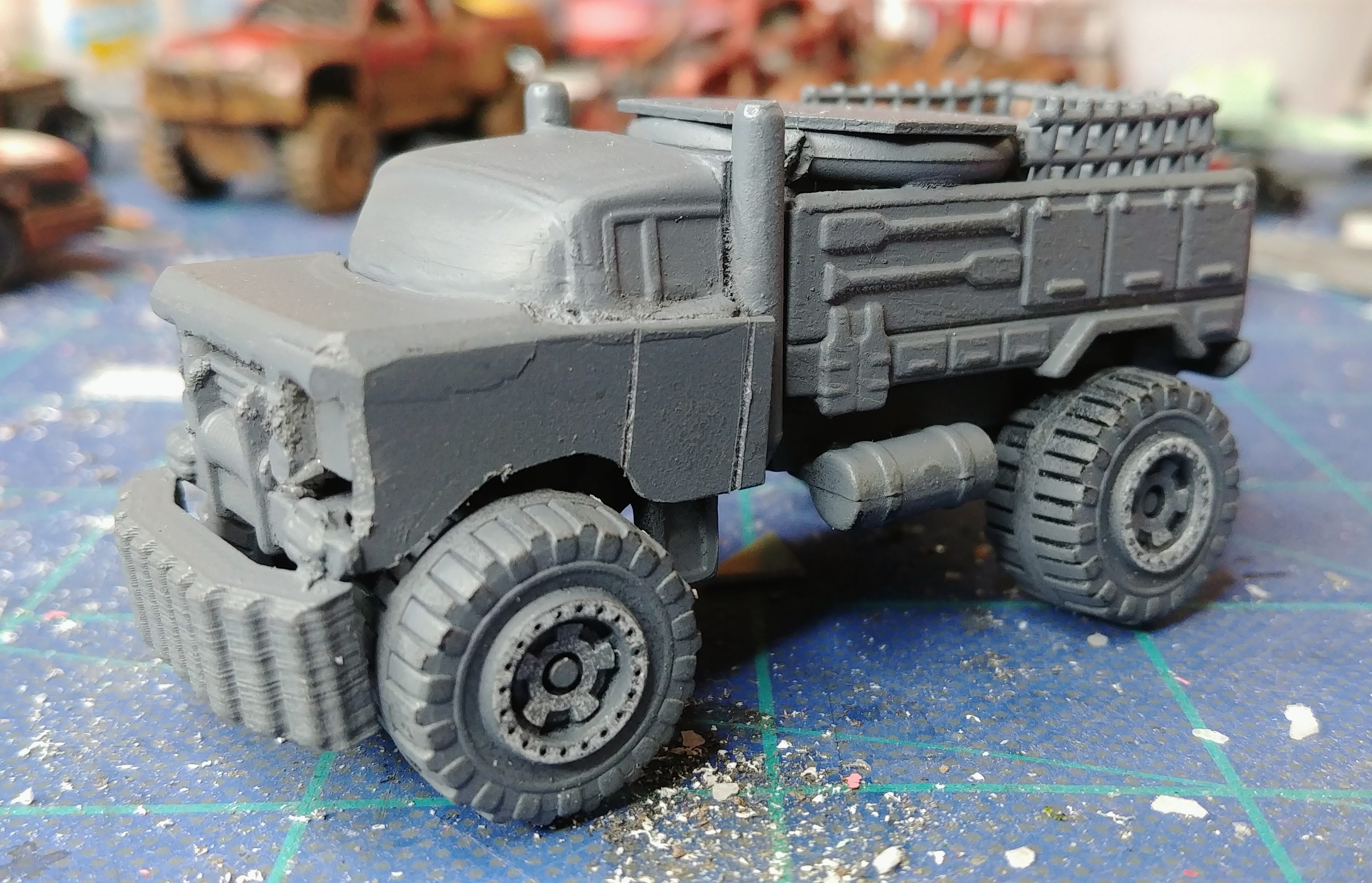 Gaslands kitbashed car