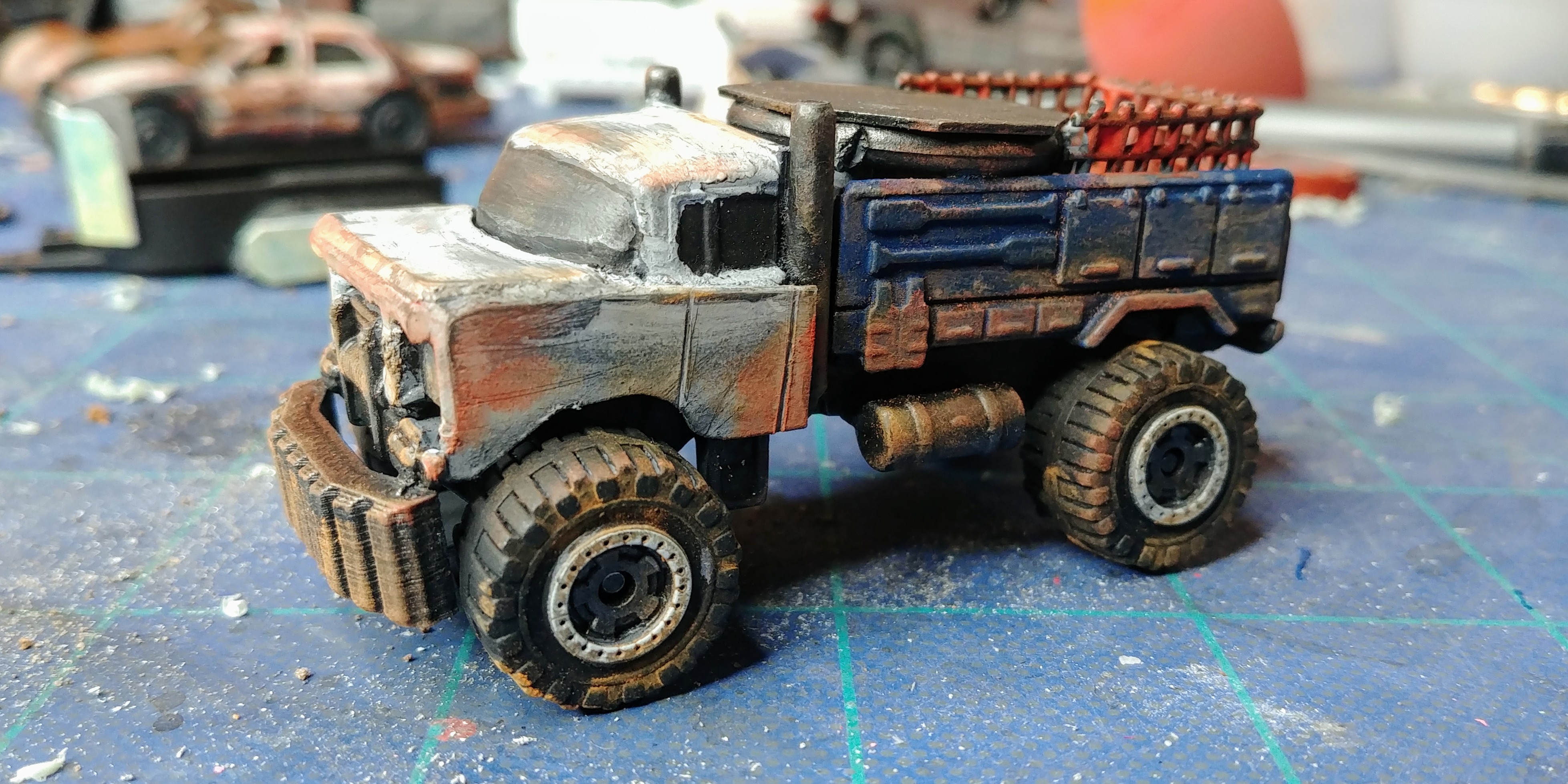 Gaslands kitbashed car