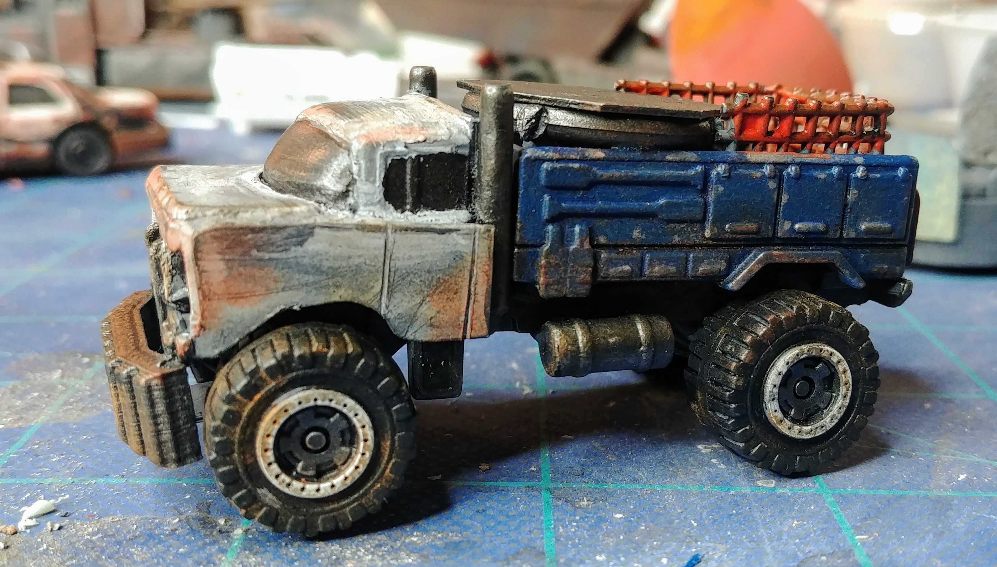 Gaslands kitbashed car