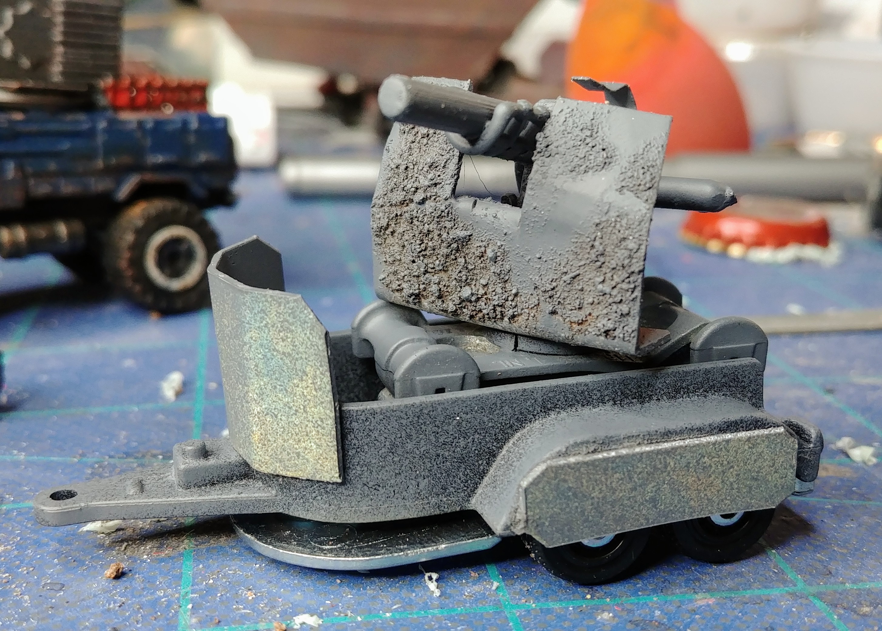 Gaslands kitbashed car