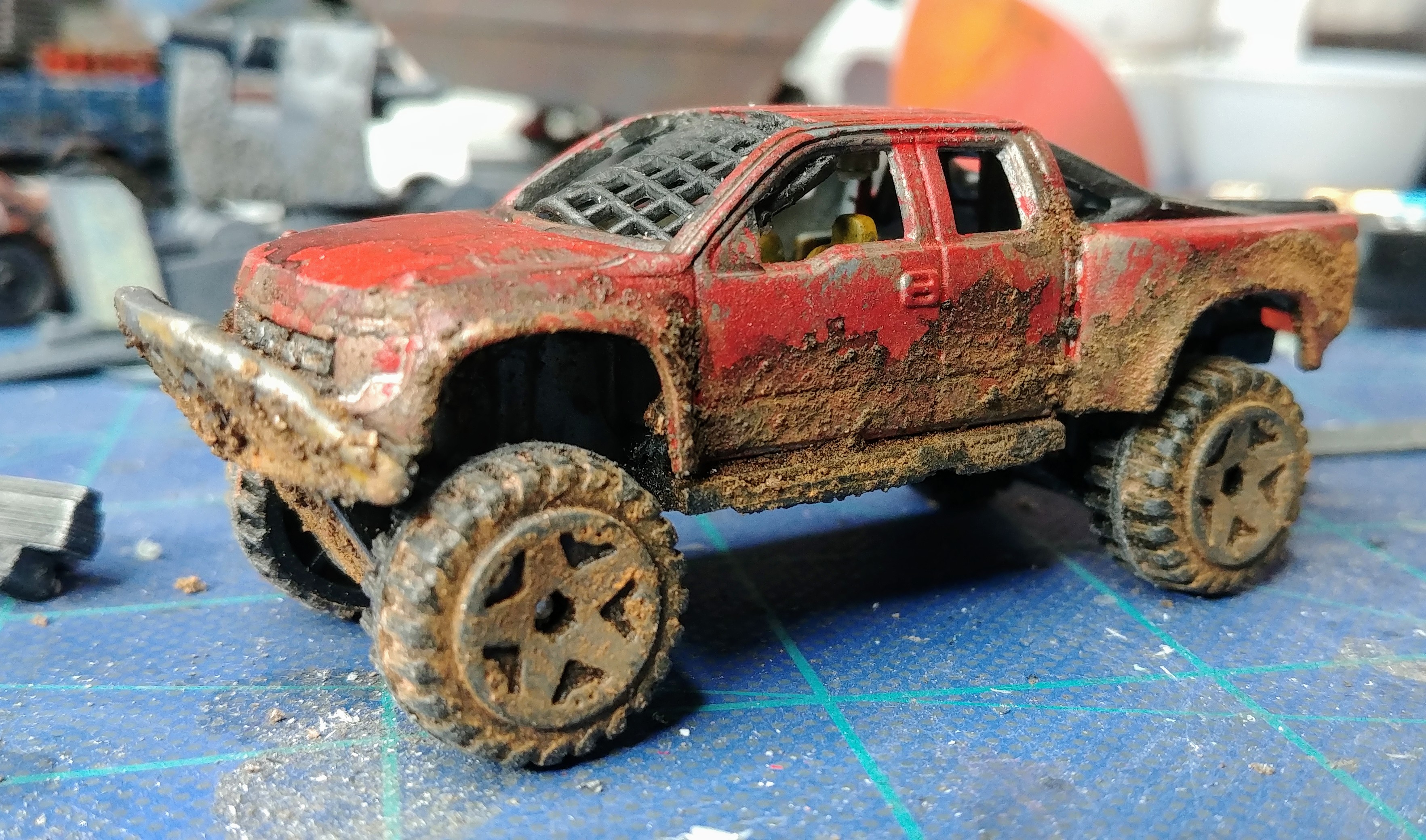 Gaslands kitbashed car