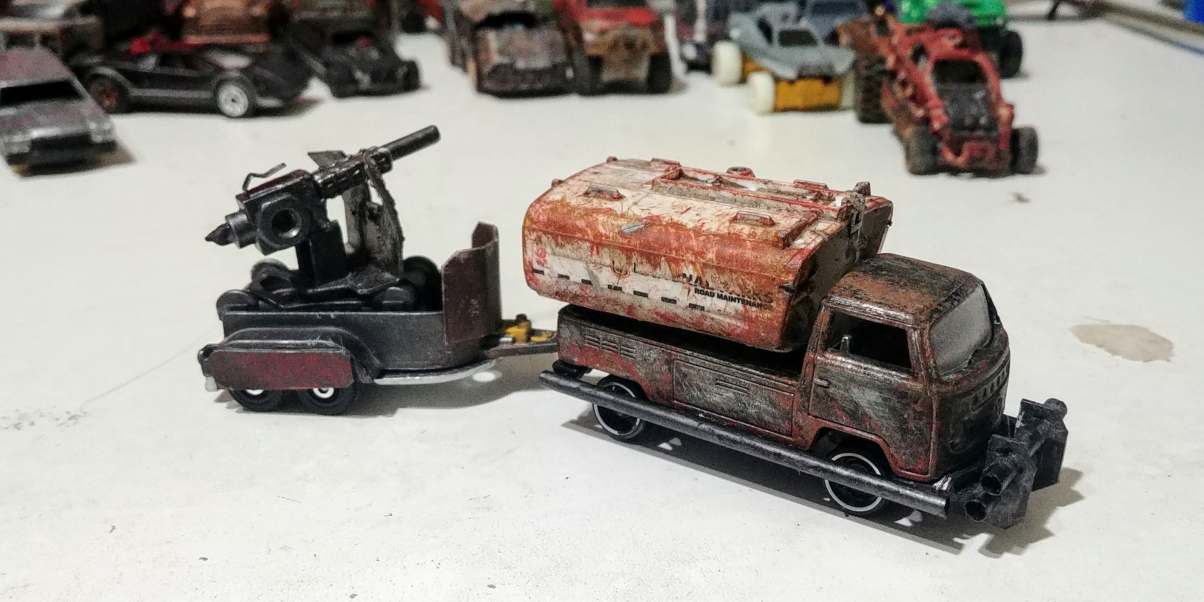 Gaslands kitbashed car