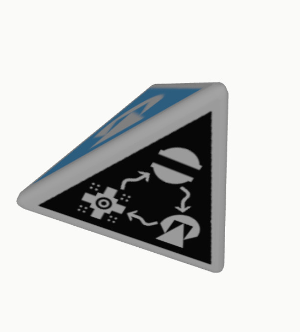 D4 die bottom showing rules hint